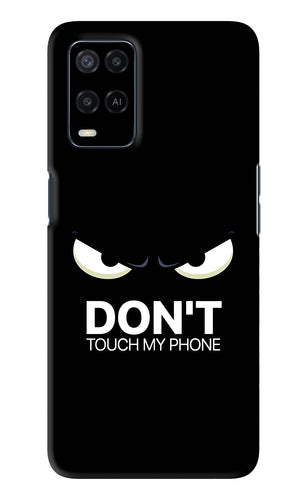 Don'T Touch My Phone Oppo A54 Back Skin Wrap