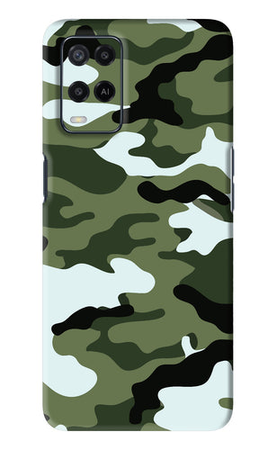 Camouflage 1 Oppo A54 Back Skin Wrap