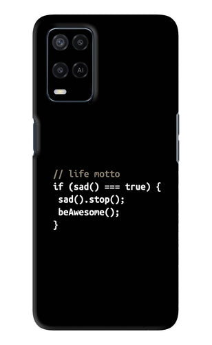 Life Motto Code Oppo A54 Back Skin Wrap