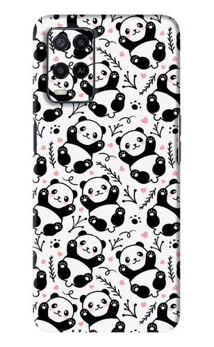 Cute Panda Oppo A54 Back Skin Wrap