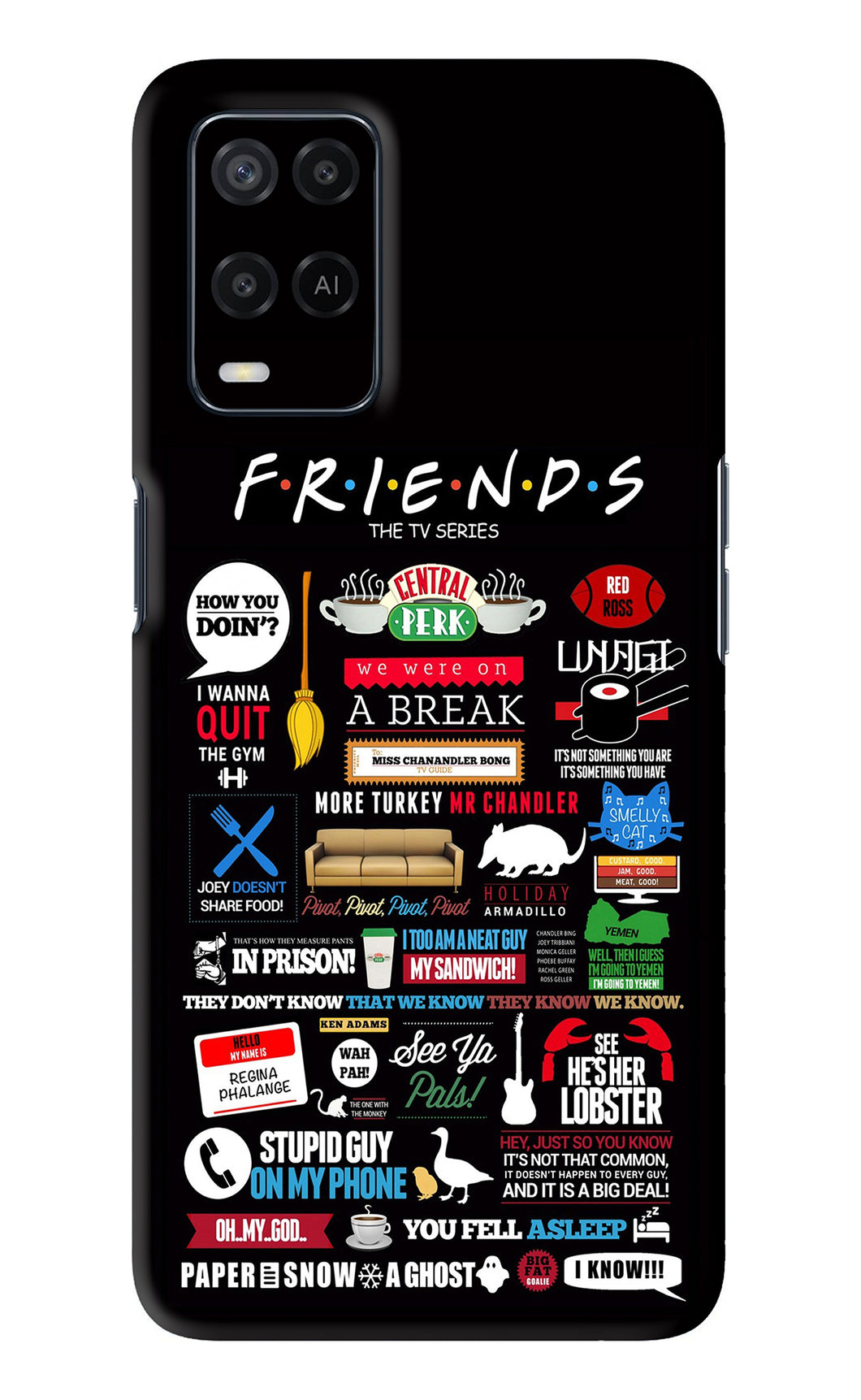 FRIENDS Oppo A54 Back Skin Wrap