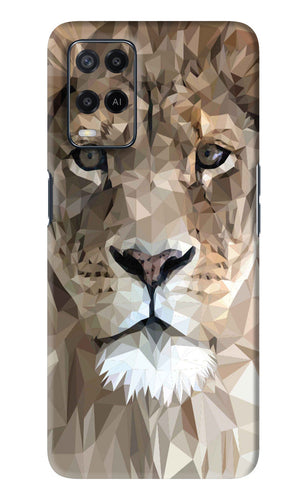 Lion Art Oppo A54 Back Skin Wrap