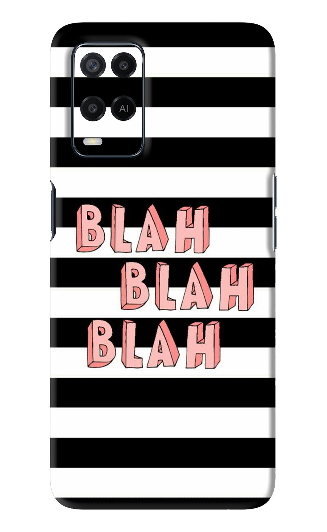Blah Blah Blah Oppo A54 Back Skin Wrap