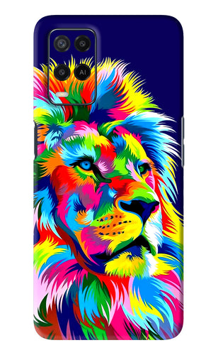 Vector Art Lion Oppo A54 Back Skin Wrap