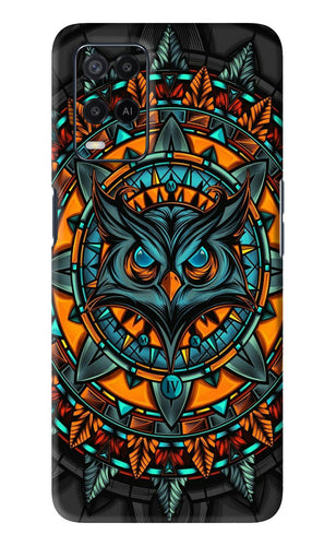 Angry Owl Art Oppo A54 Back Skin Wrap
