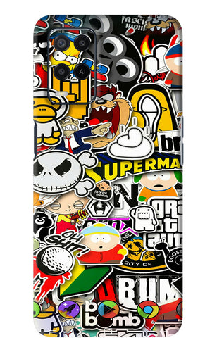 Sticker Bomb Oppo A54 Back Skin Wrap