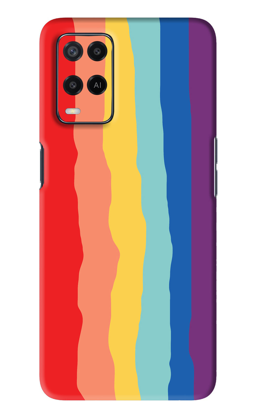 Rainbow Oppo A54 Back Skin Wrap
