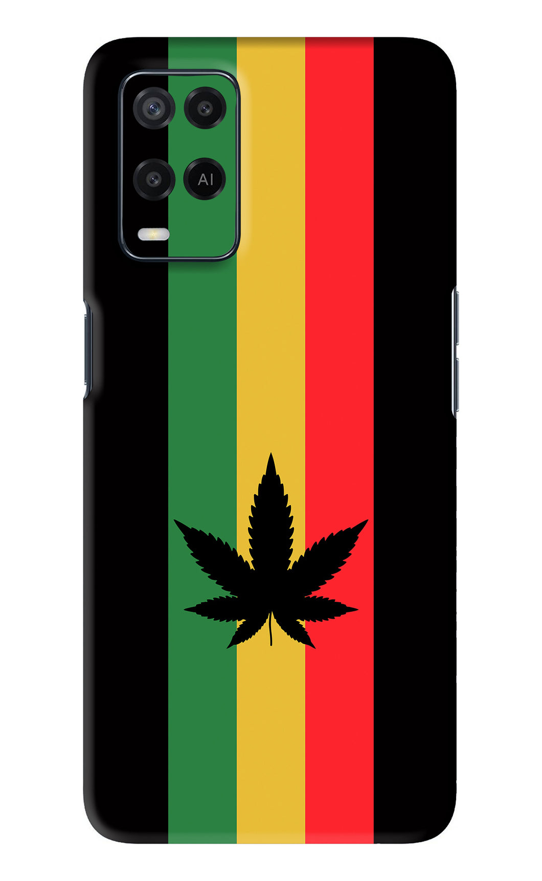 Weed Flag Oppo A54 Back Skin Wrap