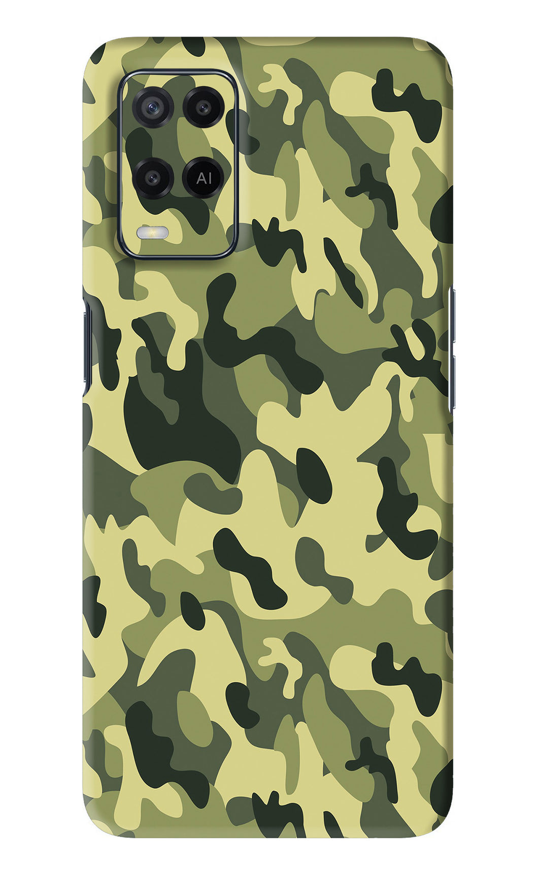 Camouflage Oppo A54 Back Skin Wrap