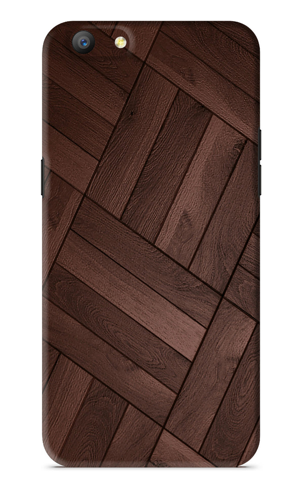 Wooden Texture Design Oppo A57 Back Skin Wrap