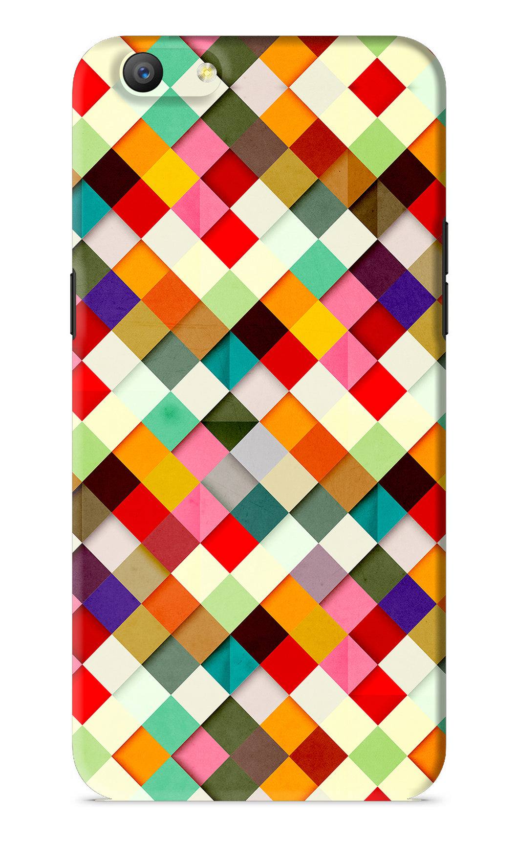 Geometric Abstract Colorful Oppo A57 Back Skin Wrap