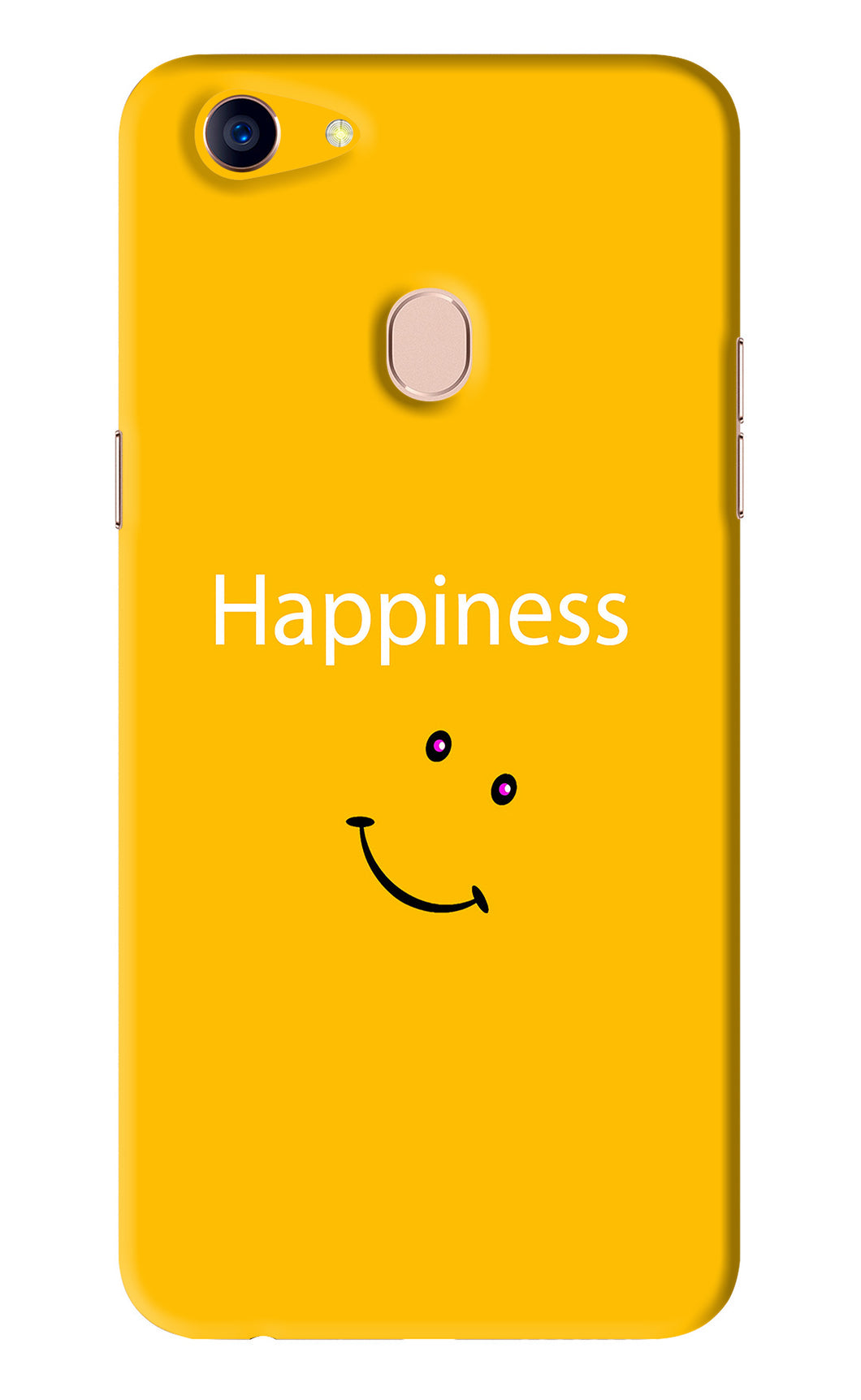 Happiness With Smiley Oppo F5 Back Skin Wrap