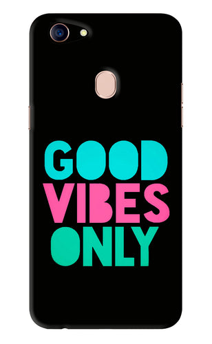 Quote Good Vibes Only Oppo F5 Back Skin Wrap
