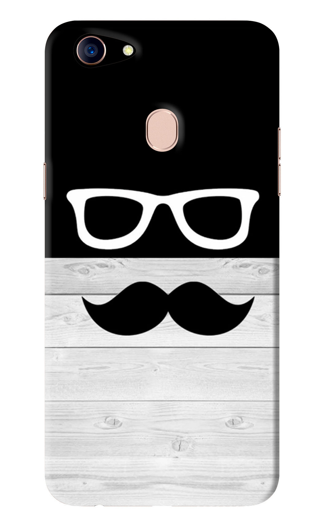 Mustache Oppo F5 Back Skin Wrap