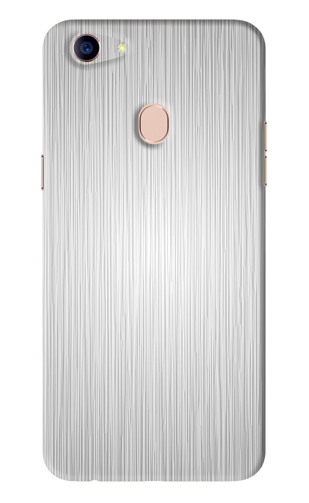 Wooden Grey Texture Oppo F5 Back Skin Wrap