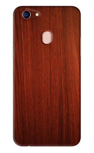 Wooden Plain Pattern Oppo F5 Back Skin Wrap
