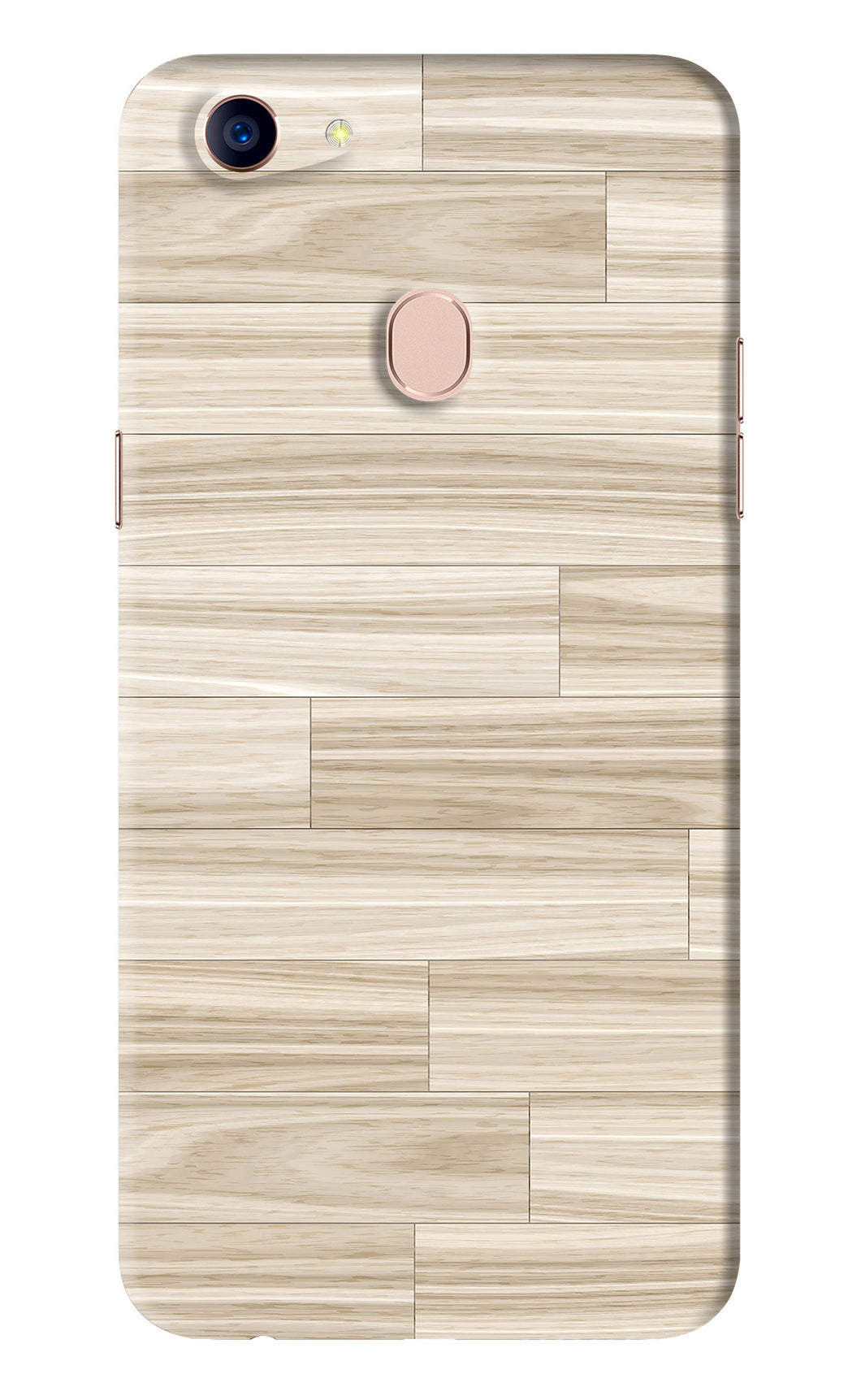 Wooden Art Texture Oppo F5 Back Skin Wrap