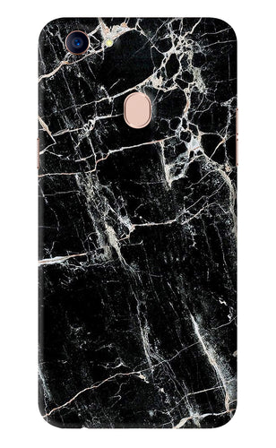 Black Marble Texture 1 Oppo F5 Back Skin Wrap
