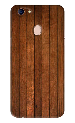 Wooden Artwork Bands Oppo F5 Back Skin Wrap