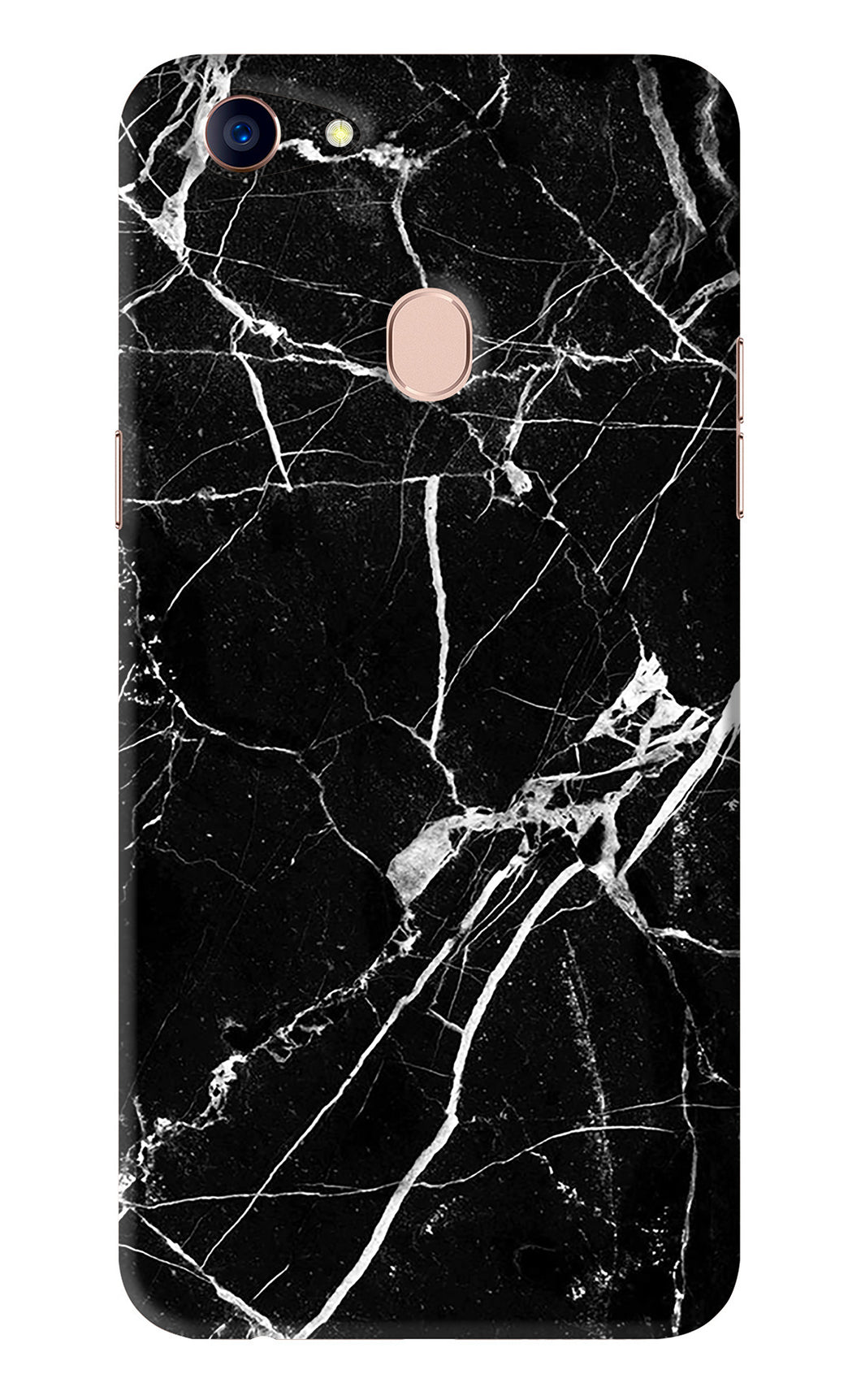 Black Marble Texture 2 Oppo F5 Back Skin Wrap