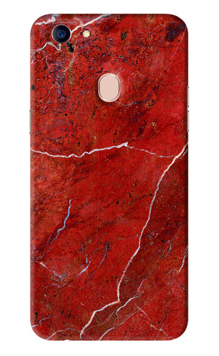 Red Marble Design Oppo F5 Back Skin Wrap