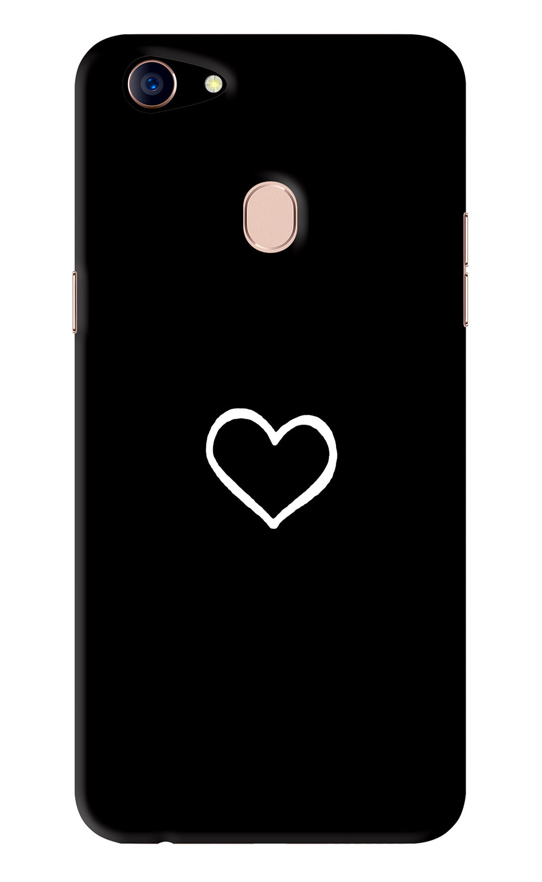 Heart Oppo F5 Back Skin Wrap