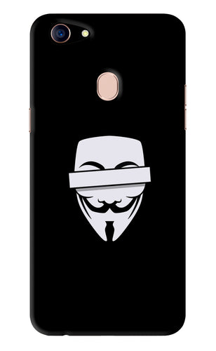 Anonymous Face Oppo F5 Back Skin Wrap