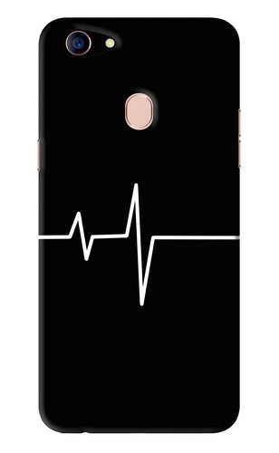 Heart Beats Oppo F5 Back Skin Wrap