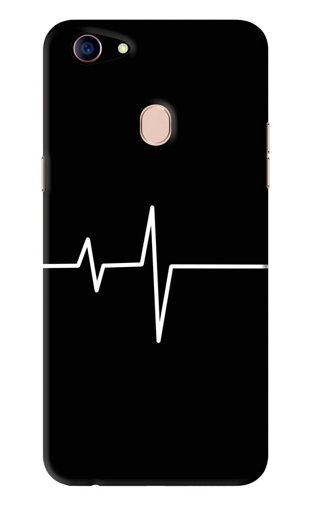 Heart Beats Oppo F5 Back Skin Wrap