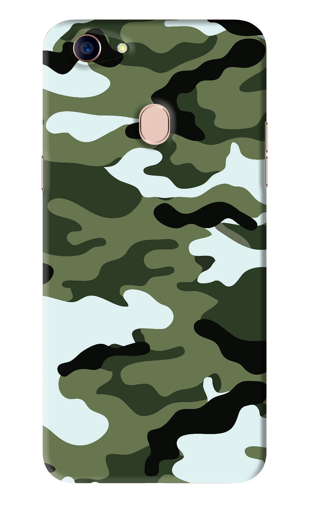 Camouflage 1 Oppo F5 Back Skin Wrap