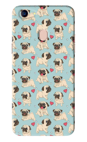 Pug Dog Oppo F5 Back Skin Wrap