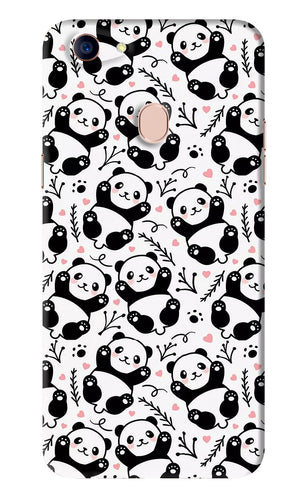 Cute Panda Oppo F5 Back Skin Wrap