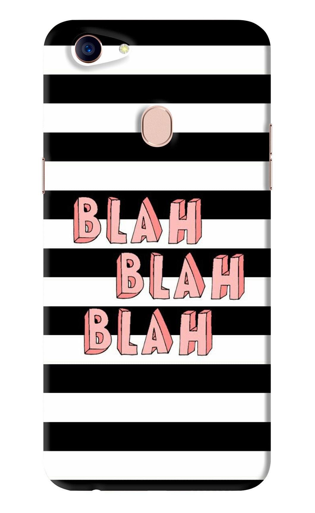 Blah Blah Blah Oppo F5 Back Skin Wrap