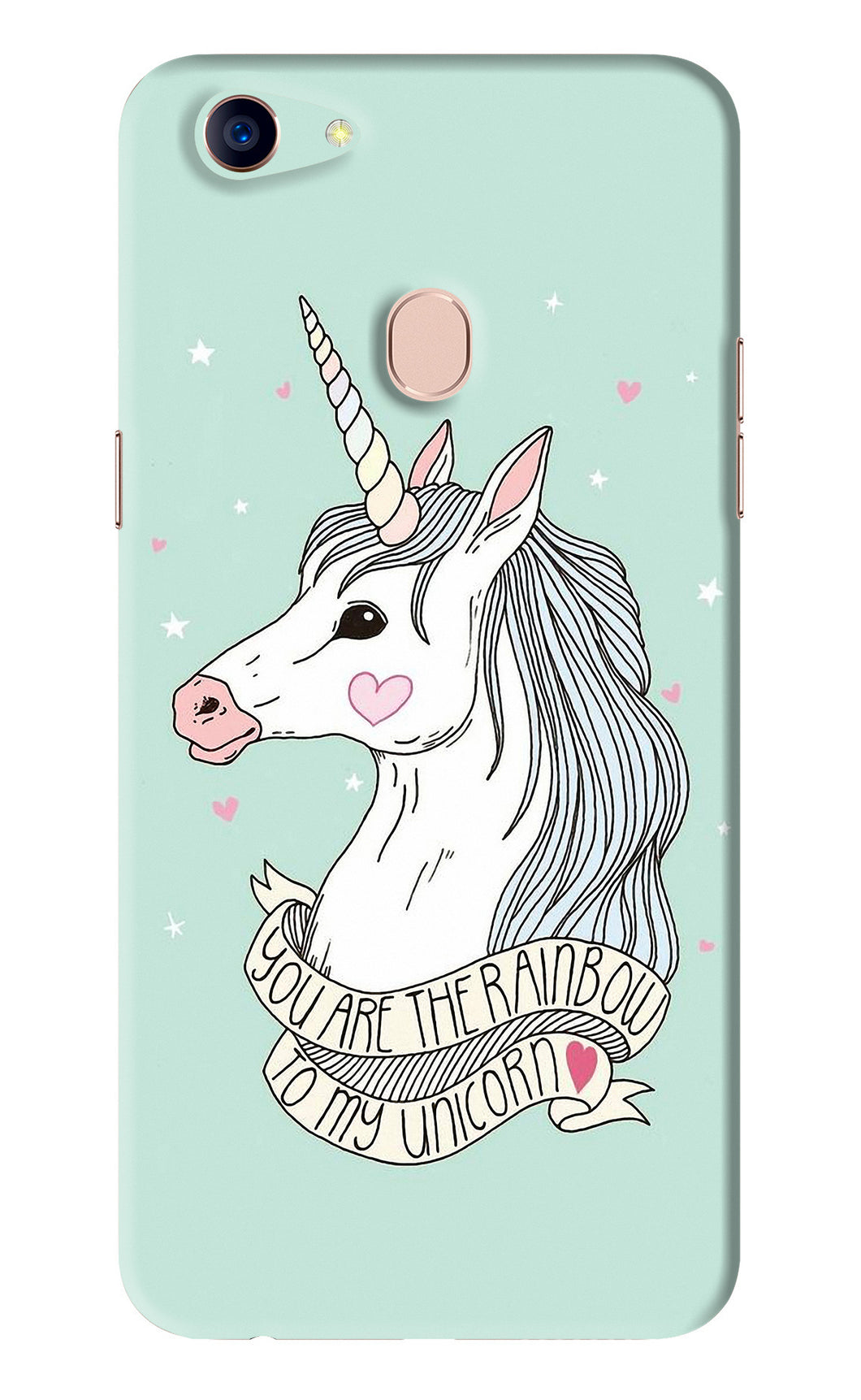 Unicorn Wallpaper Oppo F5 Back Skin Wrap