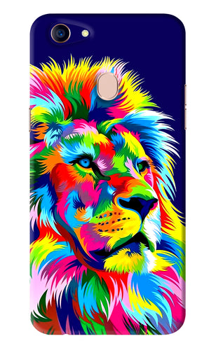 Vector Art Lion Oppo F5 Back Skin Wrap