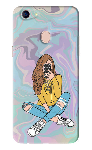 Selfie Girl Oppo F5 Back Skin Wrap
