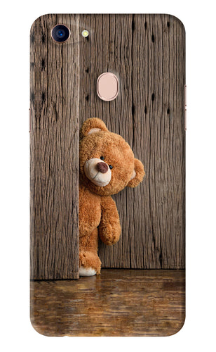 Teddy Wooden Oppo F5 Back Skin Wrap
