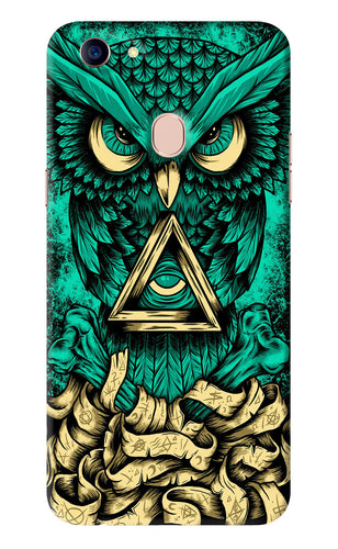 Green Owl Oppo F5 Back Skin Wrap