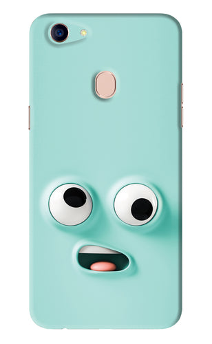 Silly Face Cartoon Oppo F5 Back Skin Wrap
