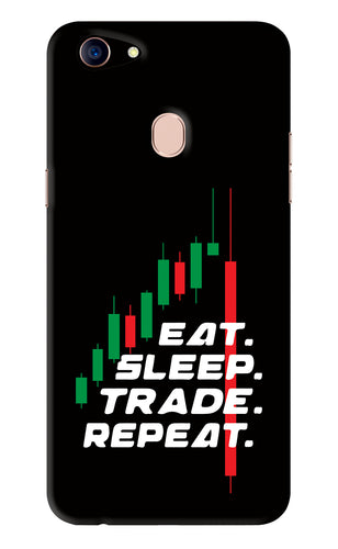 Eat Sleep Trade Repeat Oppo F5 Back Skin Wrap