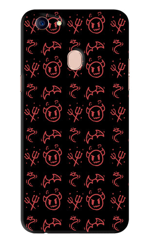 Devil Oppo F5 Back Skin Wrap