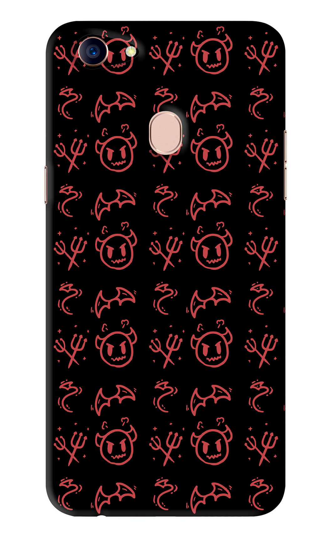 Devil Oppo F5 Back Skin Wrap