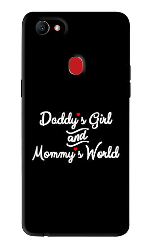 Daddy's Girl and Mommy's World Oppo F7 Back Skin Wrap
