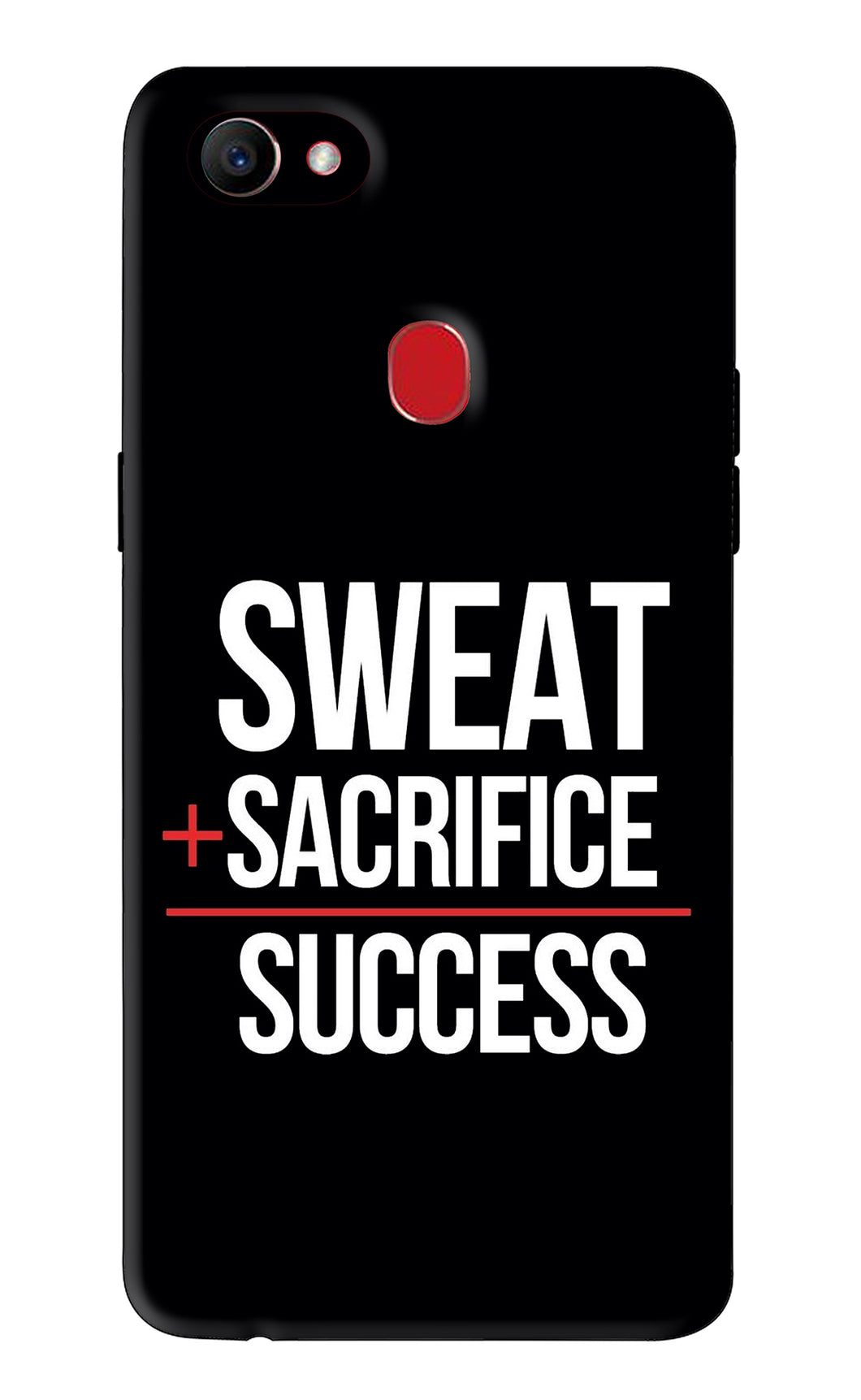 Sweat Sacrifice Success Oppo F7 Back Skin Wrap