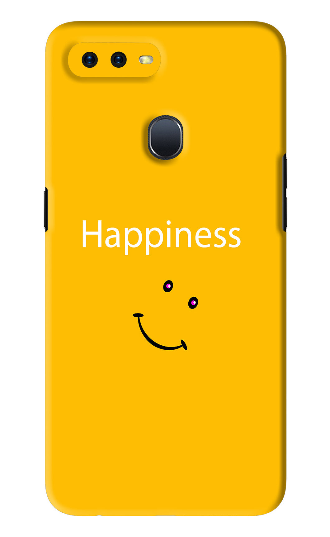 Happiness With Smiley Oppo F9 Back Skin Wrap