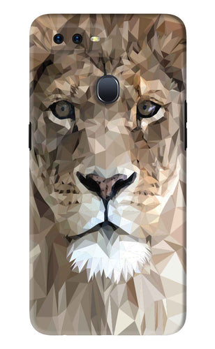 Lion Art Oppo F9 Back Skin Wrap