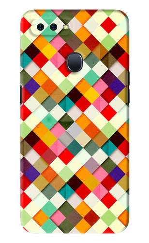 Geometric Abstract Colorful Oppo F9 Back Skin Wrap