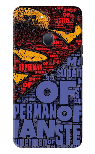 Superman Oppo F9 Pro Back Skin Wrap