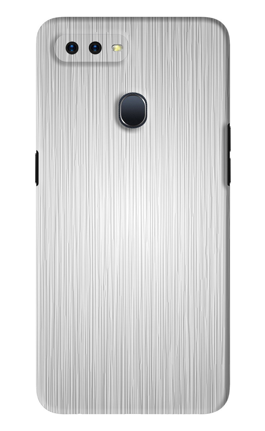 Wooden Grey Texture Oppo F9 Pro Back Skin Wrap