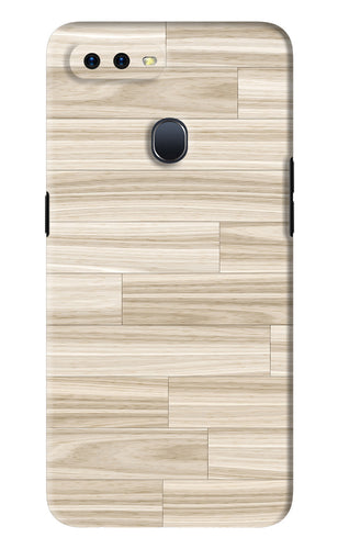Wooden Art Texture Oppo F9 Pro Back Skin Wrap
